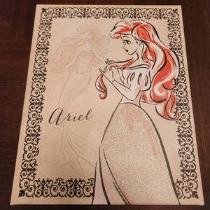 Artissimo Disney Princess Ariel 8x10 Wrapped Frame Canvas Wall Art